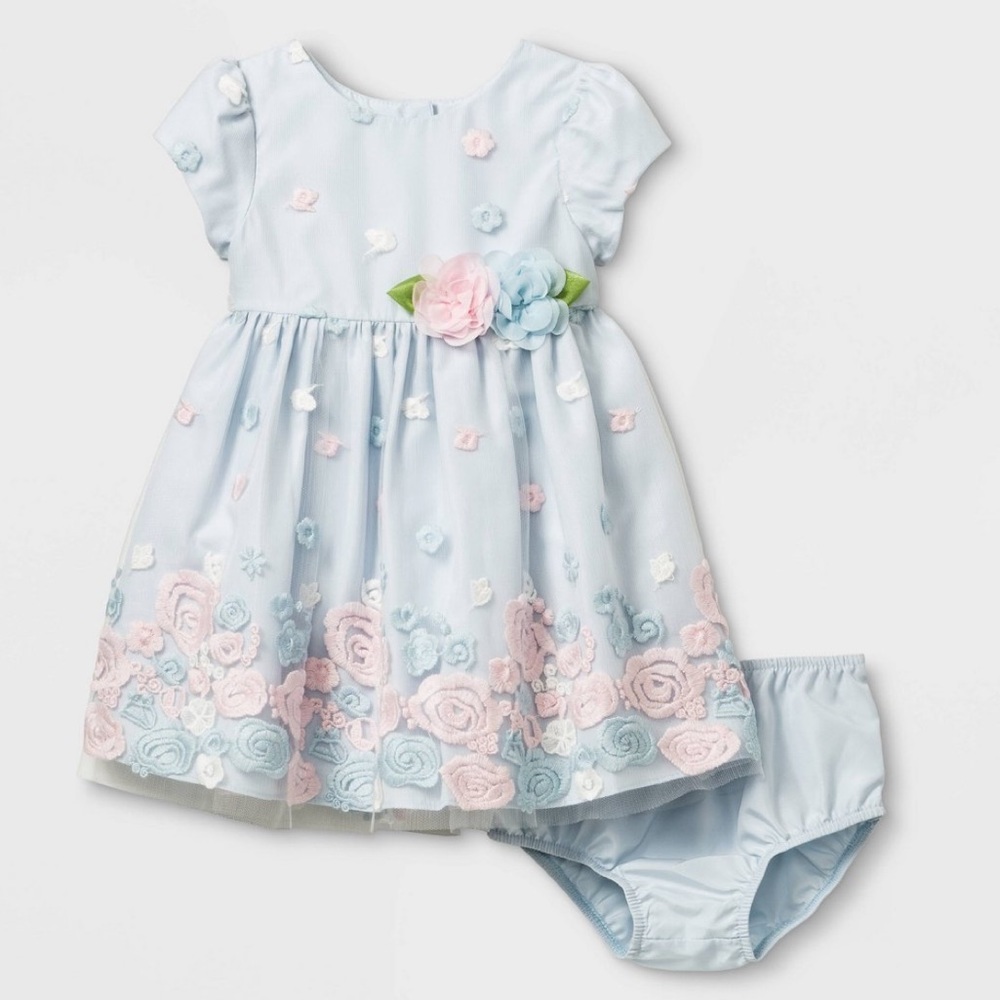 NWT pale floral dress